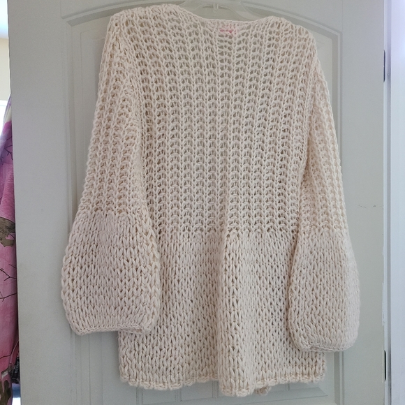 Pink Lily open knit cardigan - Picture 2 of 4